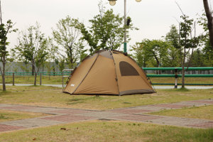 CAMPTOWN ADVENTURE 6 Tienda de campaña domo para 4-5 personas, tienda mediana, tienda familiar, tienda familiar impermeable de 3000 mm con vestíbulo - Product Image 1