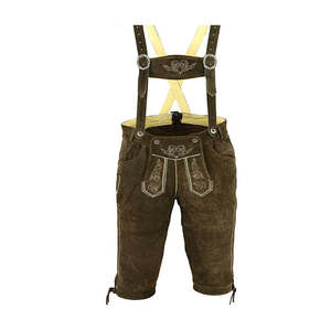 OEM - ¡Gran Oferta! Lederhosen Bávaros para Hombre 2026, Auténticos de Cuero de Ante, Disfraz Alemán para Oktoberfest con Diseño de Ciervo - Product Image 2