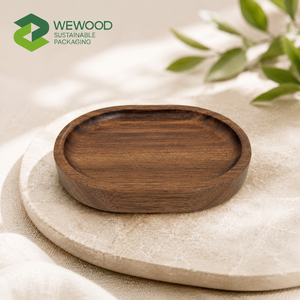 Porte-savon en bois massif écologique, porte-savon en bois naturel pour salle de bain, comptoir de cuisine - Product Image 1