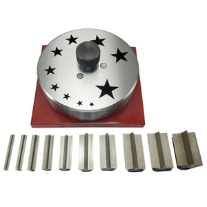 Ensemble de 10 découpeurs de disques en fer pour bijoux, avec levier et moule de forme irrégulière, pour outils de bricolage SUNTOOLS/STIPL - Product Image 2