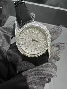 Elegante Reloj de Cuarzo para Hombre con Acabado de Diamante Moissanite, para Oficina, Fiestas y como Regalo Premium - Product Image 5