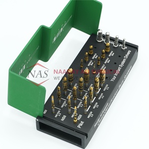 Kit de sistema de fresas manuales para oseodensificación de implantes dentales con pilotos y destornilladores, y set quirúrgico para expansión ósea - Product Image 2