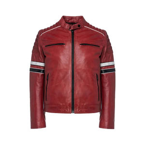 Unique Style Custom <b>Sheep</b> <b>Skin</b> Formal Leather Men's <b>Jackets</b> Long Sleeves Multi Colors Winter Warm Leather <b>Jacket</b> For Casual Use - Product Image 5