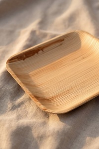 Assiettes en feuilles de palmier robustes pour la restauration et les buffets, 7 pouces, forme carrée, pour les entreprises de restauration et les distributeurs - Product Image 2