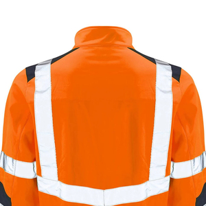 Sale Contrast Color Safety Jacket for Men Plus Size Quick Dry 100% Polyester <b>Working</b> Wear Hi Vis ANSI Class 1 Customized Logo - Product Image 4