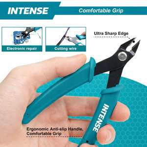 Super Micro Flush Cutter Pliers Precision <b>Wire</b> Cutting Tool Stainless Steel Jewelry Making Pliers for <b>Crafts</b> & Beading - Product Image 2