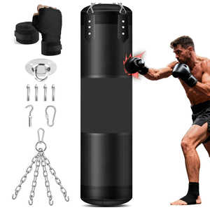 Sac de frappe absorbant les chocs pour l'entraînement de force et de vitesse, sac de frappe en cuir et sacs de sable, nouveau sac de boxe tendance 2026 - Product Image 1