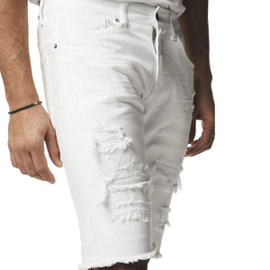 Shorts en jean pour hommes, tendance, séchage rapide, grande taille, respirants, en coton, dernière collection - Product Image 6