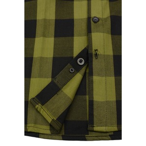 Chemise en flanelle tendance pour homme, collection automne-hiver, streetwear haut de gamme, à carreaux, boutonnée, coutures de haute qualité, tissu durable - Product Image 5