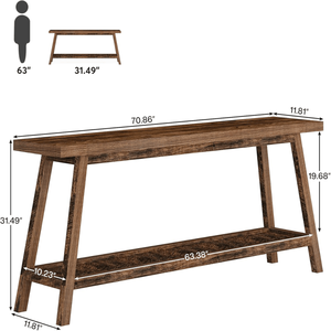 โต๊ะคอนโซลห้องนั่งเล่นแบบยาว - Product Image 6