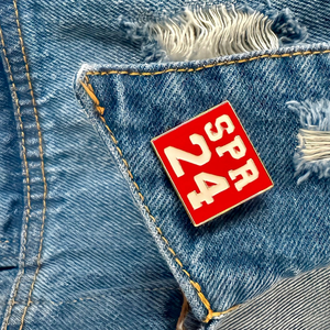 Pin de Solapa SPR 25, Broche de Esmalte Sigma Gamma Rho, Pin con Letras Griegas para Mujer, Accesorio Elegante - Product Image 4