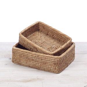 Functional rattan <b>basket</b> for fruits & <b>toys</b> natural fiber <b>storage</b> <b>baskets</b> bedroom kitchen containers - Product Image 1