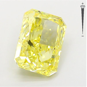 Diamante Cultivado en Laboratorio con Certificación IGI, Corte Radiante de 3.45 CT, Color Amarillo Intenso Fantasía, Claridad VVS2, CVD LG 792667167, ROYAL GEMS PARA JOYERÍA - Product Image 4