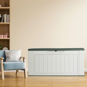 Large 158 Gallon Resin Deck Box for Outdoor Storage for Sheds & Organization - Product Image 5