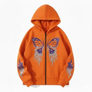 เสื้อฮู้ดซิปซับลิเมชั่นแฟชั่นฤดูหนาวสำหรับผู้ชายรุ่นเฮฟวี่เวท คุณภาพดีที่สุด ใส่สบาย ระบายอากาศได้ดี แห้งเร็ว เหมาะสำหรับกิจกรรมกลางแจ้ง - Product Image 2