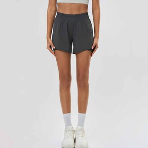 Shorts de sport actifs à séchage rapide avec poches, personnalisables avec logo du fabricant, pour femmes, pour la course à pied - Product Image 2