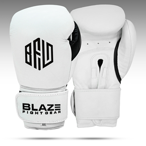 Training Boxing Gloves for Sparring Kickboxing Muay Thai Bag Work MMA Glove in Genuine Leather Wide <b>Strap</b> <b>Velcro</b> Closure Glove - Product Image 1