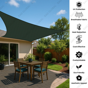 Vela de Sombra con Protección Solar del 98% (Cuatro Lados) - Product Image 2