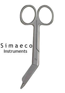 กรรไกรตัดผ้าพันแผลลิสเตอร์เกรด14ซม. ชุดเครื่องมือผ่าตัดทำจากสเตนเลสปฐมพยาบาลด้วยตนเอง - Product Image 3