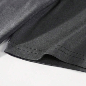 เสื้อยืดคอตตอน 100% ทรงโอเวอร์ไซส์ ล้างสีแบบแอซิดวอช สำหรับผู้ชายและผู้หญิง ขายส่ง ปรับแต่งได้ เนื้อผ้าหนา เหมาะสำหรับงานพิมพ์ลาย สไตล์สตรีท - Product Image 5