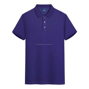 Polo en coton pas cher à la vente chaude avec un design à double perle en couleur unie Polo pour homme Col polo T-shirt - Product Image 3