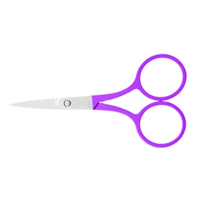 Ciseaux à sourcils en acier inoxydable écologiques à lame droite, qualité supérieure, prix abordable - Product Image 4