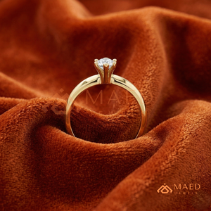 Marquise Cut Moissanite <b>Solitaire</b> <b>Ring</b> Gold Engagement <b>Ring</b> for Women Minimalist Bridal Jewelry Gift - Product Image 3