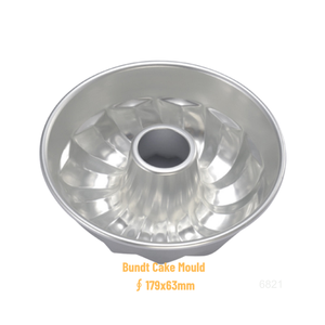 ATLAS STAR Moule à gâteau en tube cannelé noir de 7 pouces, moules de cuisson en alliage d'aluminium, fabrication taïwanaise pour brownie, pudding - Product Image 2