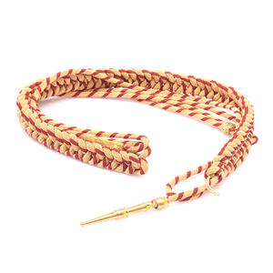 สายสะพายไหล่แบบ Aiguillette พร้อมปลายสีทองสำหรับเครื่องแบบ สายสะพายไหล่สำหรับพิธีการ ขายสายสะพายไหล่แบบ Aiguillette - Product Image 5