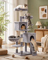 Tour à chat multi-niveaux avec poteaux à gratter, directement de l'usine