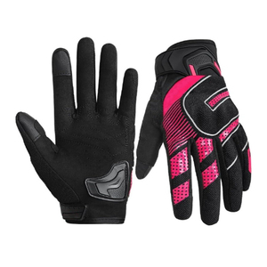 Gants VTT d'été durables pour tout-terrain, paume renforcée, coupe-vent, antidérapants, pour cyclisme en extérieur avec fermeture à lacets - Product Image 2