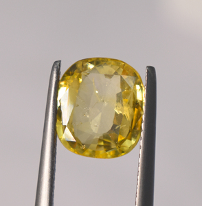 Natural Yellow Sapphire Cushion 3.80 cts 10X9X4 mm Loose Yellow Sapphire For Jewelry Making - Product Image 2