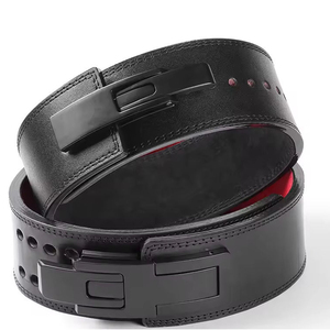 Ceinture de musculation personnalisée en cuir de vachette, robuste, antidérapante, avec boucle, soutien maximal, unisexe, pour la musculation et l'haltérophilie - Product Image 2