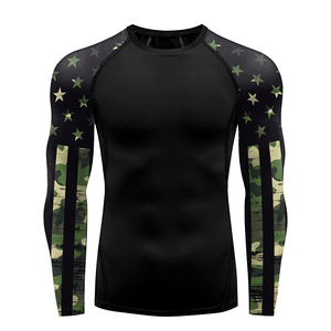 Factory Direct <b>Compression</b> <b>Shirt</b> Rash Guard Custom Sublimated Activewear <b>for</b> Fitness and Training Brands - Product Image 3