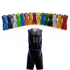 Maillot de basket-ball de qualité supérieure, design unique, tissu léger, ensemble de vêtements de sport pour les joueurs adultes, les jeunes et les étudiants - Product Image 1