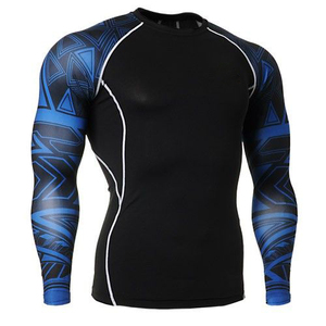 OEM Custom <b>Compression</b> Rash Guard Short Sleeve Athletic <b>Shirt</b> Performance Wear Wholesale Manufacturer - Product Image 5