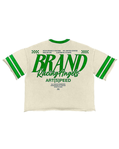Men's Custom T-Shirt Short Sleeve Ringer Tshirt Custom Front Back Logo <b>Hip</b> Hop Solid Cotton Oversized Crop Knitted Tshirt - Product Image 2