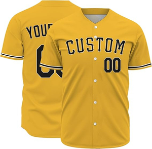 Nuevo Diseño, Precio Razonable, Unisex, Hecho en Pakistán, Transpirable, de Secado Rápido, Antibacteriano, con Nombres de Equipos Personalizados, Camiseta de Béisbol de Talla Grande - Product Image 3
