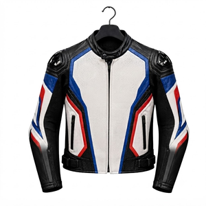 Unisex Genuine Cowhide Leather MotoCP <b>Racing</b> <b>Jacket</b>/Chaqueta Protective Track Gear Made to Measure CE Certified Level 2 - Product Image 1