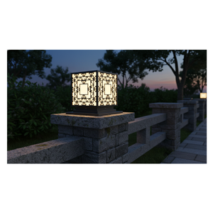 Outdoor/Wall/Villa/Garde 1-Year steel/inox 3500K (Warm White) Gate pillar light Viet Nam CM Decor AC 220V( ± 10%) Flush Mount - Product Image 1
