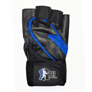 Gants de musculation professionnels bleus et noirs avec rembourrage amélioré de la paume |   Poignée antidérapante de qualité supérieure pour un équipement de musculation ultime - Product Image 4