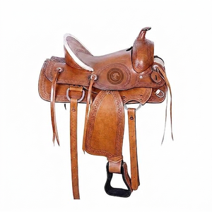 Silla de Montar Occidental con Nuevo Diseño, Cuero Estándar y Logotipo Personalizado - Product Image 1