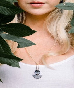 Collier pendentif en corne de buffle de style vintage personnalisé de haute qualité, boucles d'oreilles faites à la main en résine, bois, métal et os, Thanksgiving F S - Product Image 6