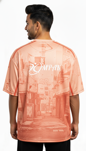 เสื้อยืดโอเวอร์ไซส์พิมพ์ลายสไตล์พรีเมียมสำหรับผู้ชาย ลุคสบายๆ ทันสมัย - Product Image 2