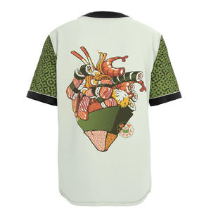 เสื้อเบสบอลใส่ได้ทั้งชายและหญิงชุดเครื่องแบบทีมพิมพ์ลายถ่ายเทความร้อนออกแบบโลโก้ได้ตามต้องการ - Product Image 2