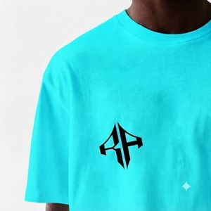 Camiseta Extra Grande de Primera Calidad para Hombre, 100% Algodón, con Logotipo Personalizado Serigrafiado, Color Azul Marino, de Secado Rápido y Cuello Redondo - Product Image 4