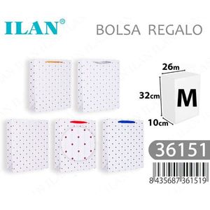 Sacchetto Regalo con Stelle in Lamina d'Oro Taglia M per Confezioni Regalo - Product Image 3