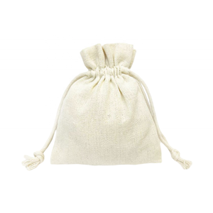 Sacs de maquillage élégants à glissière en toile de coton 2024 écologique avec emballage cadeau de couleur et de logo personnalisé - Product Image 4