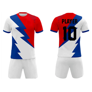 Service OEM, ensembles d'uniformes de football personnalisés avec logo pour hommes, 100% polyester, respirant, séchage rapide, prix bas - Product Image 1