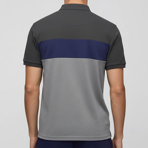 Ropa Casual de Verano 2026, Camiseta de Manga Corta con Logotipo Bordado Personalizado, Diseño Único, Tejido de Punto 100% Algodón, Secado Rápido para Hombre - Product Image 6